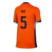 Maillot de football Réplique Pays-Bas Nathan Ake #5 Domicile Femme Europe 2024 Manche Courte