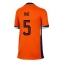 Maillot de football Réplique Pays-Bas Nathan Ake #5 Domicile Femme Europe 2024 Manche Courte