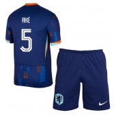 Maillot de football Réplique Pays-Bas Nathan Ake #5 Extérieur Enfant Europe 2024 Manche Courte (+ Pantalon court)