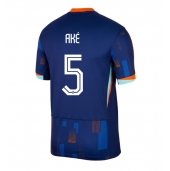 Maillot de football Réplique Pays-Bas Nathan Ake #5 Extérieur Europe 2024 Manche Courte