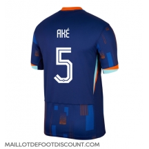 Maillot de football Réplique Pays-Bas Nathan Ake #5 Extérieur Europe 2024 Manche Courte