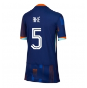 Maillot de football Réplique Pays-Bas Nathan Ake #5 Extérieur Femme Europe 2024 Manche Courte