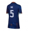 Maillot de football Réplique Pays-Bas Nathan Ake #5 Extérieur Femme Europe 2024 Manche Courte