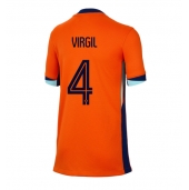 Maillot de football Réplique Pays-Bas Virgil van Dijk #4 Domicile Femme Europe 2024 Manche Courte