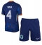 Maillot de football Réplique Pays-Bas Virgil van Dijk #4 Extérieur Enfant Europe 2024 Manche Courte (+ Pantalon court)