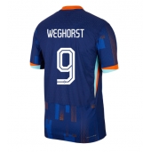 Maillot de football Réplique Pays-Bas Wout Weghorst #9 Extérieur Europe 2024 Manche Courte