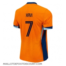 Maillot de football Réplique Pays-Bas Xavi Simons #7 Domicile Europe 2024 Manche Courte