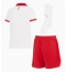 Maillot de football Réplique Pologne Domicile Enfant Europe 2024 Manche Courte (+ Pantalon court)