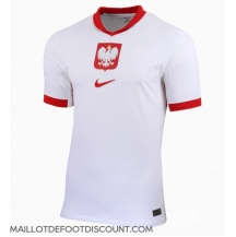 Maillot de football Réplique Pologne Domicile Europe 2024 Manche Courte