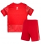 Maillot de football Réplique Pologne Extérieur Enfant Europe 2024 Manche Courte (+ Pantalon court)