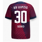 Maillot de football Réplique RB Leipzig Benjamin Sesko #30 Extérieur 2023-24 Manche Courte