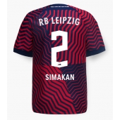 Maillot de football Réplique RB Leipzig Mohamed Simakan #2 Extérieur 2023-24 Manche Courte