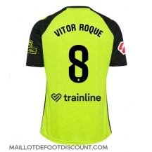 Maillot de football Réplique Real Betis Vitor Roque #8 Extérieur 2024-25 Manche Courte