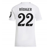 Maillot de football Réplique Real Madrid Antonio Rudiger #22 Domicile Femme 2024-25 Manche Courte