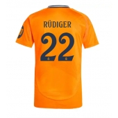 Maillot de football Réplique Real Madrid Antonio Rudiger #22 Extérieur 2024-25 Manche Courte