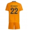 Maillot de football Réplique Real Madrid Antonio Rudiger #22 Extérieur Enfant 2024-25 Manche Courte (+ Pantalon court)