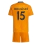 Maillot de football Réplique Real Madrid Arda Guler #15 Extérieur Enfant 2024-25 Manche Courte (+ Pantalon court)