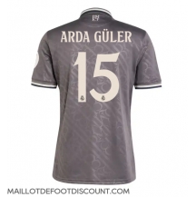 Maillot de football Réplique Real Madrid Arda Guler #15 Troisième 2024-25 Manche Courte