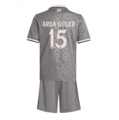 Maillot de football Réplique Real Madrid Arda Guler #15 Troisième Enfant 2024-25 Manche Courte (+ Pantalon court)