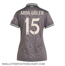 Maillot de football Réplique Real Madrid Arda Guler #15 Troisième Femme 2024-25 Manche Courte