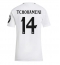 Maillot de football Réplique Real Madrid Aurelien Tchouameni #14 Domicile Femme 2024-25 Manche Courte