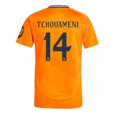 Maillot de football Réplique Real Madrid Aurelien Tchouameni #14 Extérieur 2024-25 Manche Courte