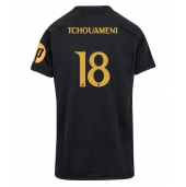 Maillot de football Réplique Real Madrid Aurelien Tchouameni #18 Troisième Femme 2023-24 Manche Courte