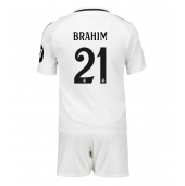 Maillot de football Réplique Real Madrid Brahim Diaz #21 Domicile Enfant 2024-25 Manche Courte (+ Pantalon court)