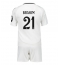 Maillot de football Réplique Real Madrid Brahim Diaz #21 Domicile Enfant 2024-25 Manche Courte (+ Pantalon court)