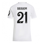 Maillot de football Réplique Real Madrid Brahim Diaz #21 Domicile Femme 2024-25 Manche Courte