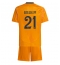 Maillot de football Réplique Real Madrid Brahim Diaz #21 Extérieur Enfant 2024-25 Manche Courte (+ Pantalon court)