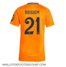 Maillot de football Réplique Real Madrid Brahim Diaz #21 Extérieur Femme 2024-25 Manche Courte