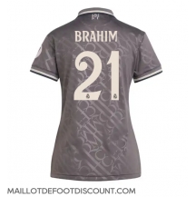 Maillot de football Réplique Real Madrid Brahim Diaz #21 Troisième Femme 2024-25 Manche Courte