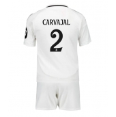 Maillot de football Réplique Real Madrid Daniel Carvajal #2 Domicile Enfant 2024-25 Manche Courte (+ Pantalon court)