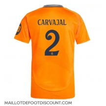 Maillot de football Réplique Real Madrid Daniel Carvajal #2 Extérieur 2024-25 Manche Courte