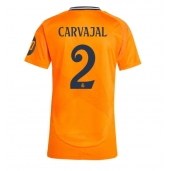 Maillot de football Réplique Real Madrid Daniel Carvajal #2 Extérieur Femme 2024-25 Manche Courte