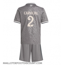 Maillot de football Réplique Real Madrid Daniel Carvajal #2 Troisième Enfant 2024-25 Manche Courte (+ Pantalon court)