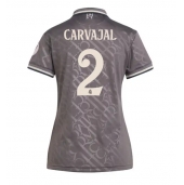 Maillot de football Réplique Real Madrid Daniel Carvajal #2 Troisième Femme 2024-25 Manche Courte