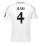 Maillot de football Réplique Real Madrid David Alaba #4 Domicile 2024-25 Manche Courte