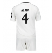 Maillot de football Réplique Real Madrid David Alaba #4 Domicile Enfant 2024-25 Manche Courte (+ Pantalon court)