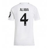 Maillot de football Réplique Real Madrid David Alaba #4 Domicile Femme 2024-25 Manche Courte