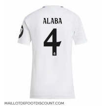 Maillot de football Réplique Real Madrid David Alaba #4 Domicile Femme 2024-25 Manche Courte