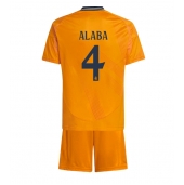 Maillot de football Réplique Real Madrid David Alaba #4 Extérieur Enfant 2024-25 Manche Courte (+ Pantalon court)