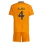 Maillot de football Réplique Real Madrid David Alaba #4 Extérieur Enfant 2024-25 Manche Courte (+ Pantalon court)