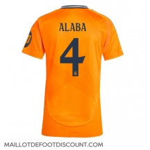 Maillot de football Réplique Real Madrid David Alaba #4 Extérieur Femme 2024-25 Manche Courte