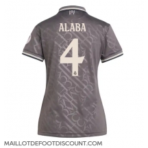 Maillot de football Réplique Real Madrid David Alaba #4 Troisième Femme 2024-25 Manche Courte