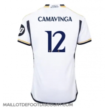 Maillot de football Réplique Real Madrid Eduardo Camavinga #12 Domicile 2023-24 Manche Courte