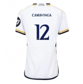 Maillot de football Réplique Real Madrid Eduardo Camavinga #12 Domicile Femme 2023-24 Manche Courte