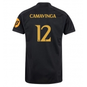 Maillot de football Réplique Real Madrid Eduardo Camavinga #12 Troisième 2023-24 Manche Courte