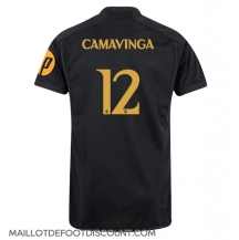 Maillot de football Réplique Real Madrid Eduardo Camavinga #12 Troisième 2023-24 Manche Courte